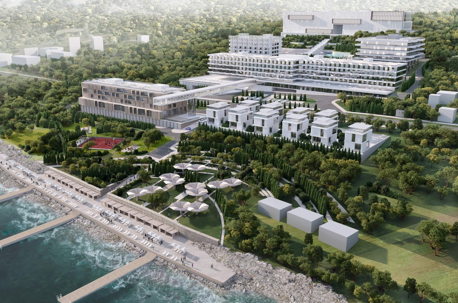 Архитектурно-градостроительная концепция и проект планировки территории гостиничного комплекса в с. Кабардинка